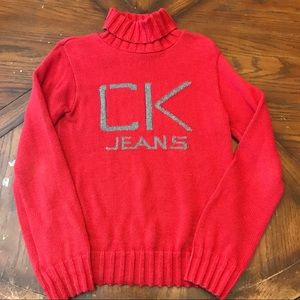 Vintage Calvin Klein turtleneck sweater.